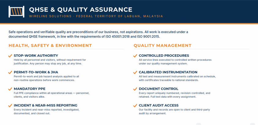 QHSE Assurance